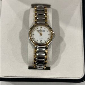 Simon Chang Silver and Gold Watch